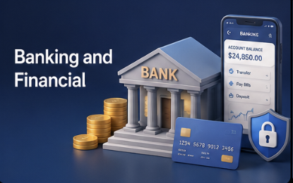 Finance team reviewing digital banking and investment strategy